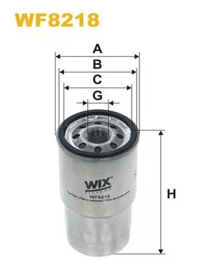 WIX FILTERS WF8218 Топливный фильтр