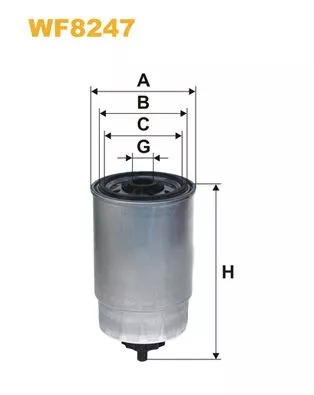 WIX FILTERS WF8247 Топливный фильтр