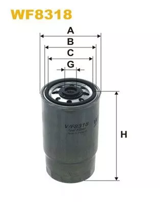 WIX FILTERS WF8318 Паливний фільтр