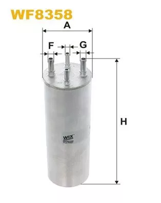WF8358 фiльтр паливний (PP985)