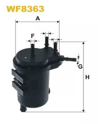 WIX FILTERS WF8363 Паливний фільтр