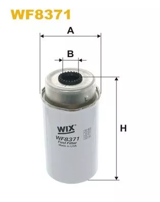 WIX FILTERS WF8371 Топливный фильтр
