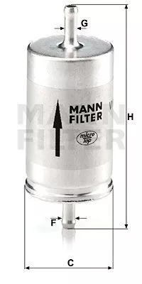 MANN-FILTER WK 410 Топливный фильтр
