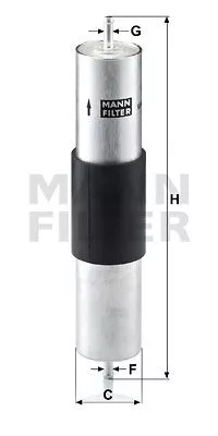 MANN-FILTER WK516/1 Топливный фильтр