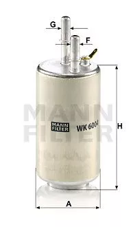 MANN-FILTER WK6004 Топливный фильтр