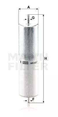MANN-FILTER WK6021 Топливный фильтр