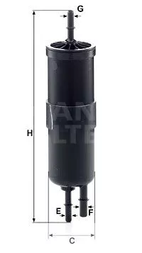 MANN-FILTER WK 6030 Топливный фильтр