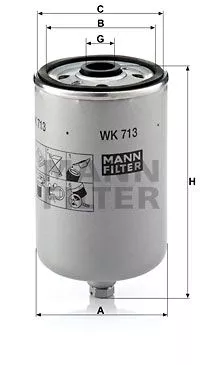 MANN-FILTER WK713 Топливный фильтр