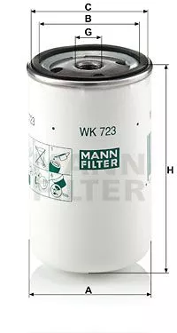 MANN-FILTER WK 723 Паливний фільтр