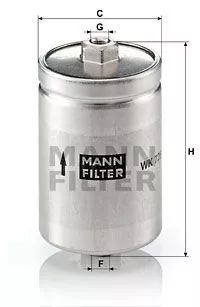 MANN-FILTER WK725 Топливный фильтр