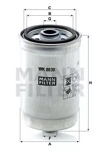 MANN-FILTER WK8030 Топливный фильтр