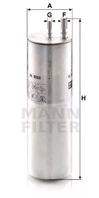 MANN-FILTER WK8058 Топливный фильтр
