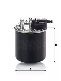 MANN-FILTER WK820/15 Топливный фильтр