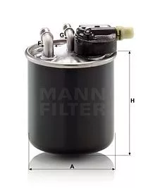 MANN-FILTER WK820/22 Топливный фильтр