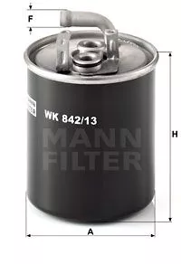 MANN-FILTER WK842/13 Топливный фильтр