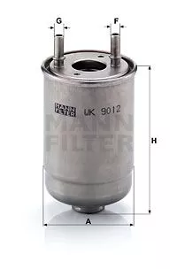 MANN-FILTER WK9012X Паливний фільтр