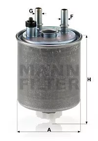MANN-FILTER WK918/1 Топливный фильтр