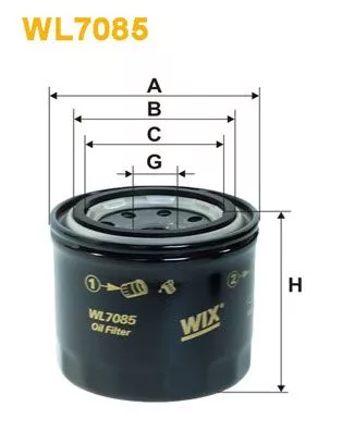 WIX FILTERS WL7085 Масляный фильтр