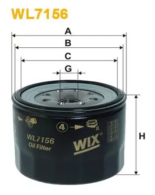 WIX FILTERS WL7156 Оливний фільтр