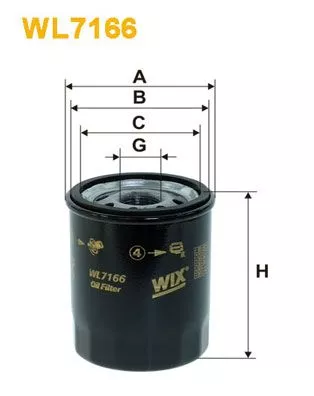 WIX FILTERS WL7166 Оливний фільтр