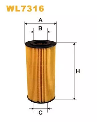 WIX FILTERS WL7316 Оливний фільтр