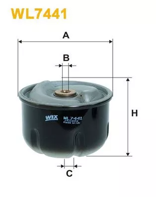 WIX FILTERS WL7441 Оливний фільтр