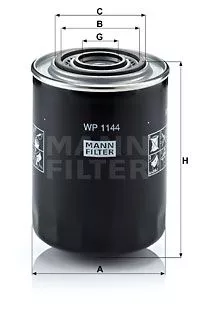 MANN-FILTER WP 1144 Масляный фильтр