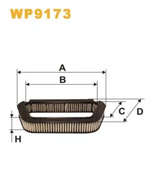 WIX FILTERS WP9173 Фільтр салону