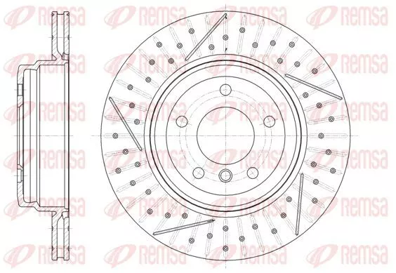 Remsa 61451.10 Тормозные диски