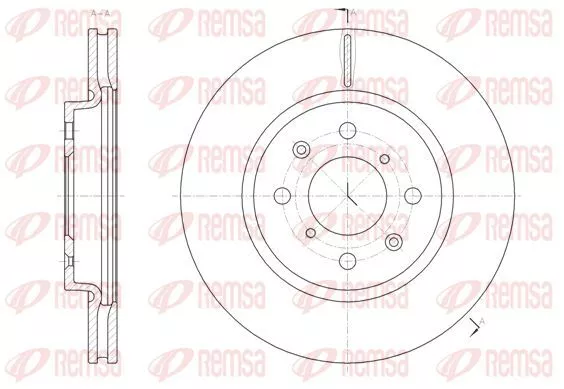 Remsa 61481.10 Тормозные диски