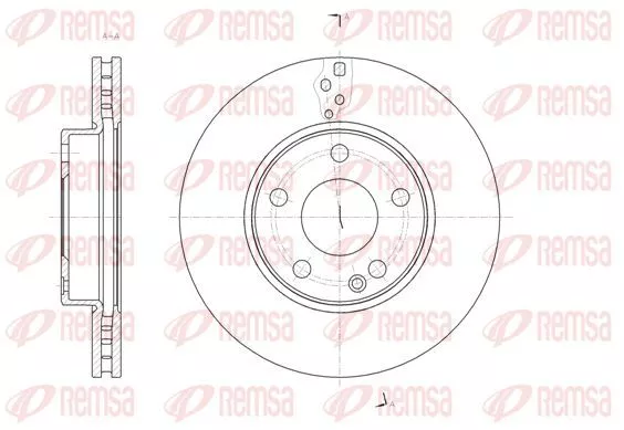 Remsa 61521.10 Тормозные диски