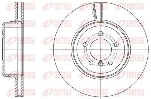 Remsa 61491.10 Гальмівні диски